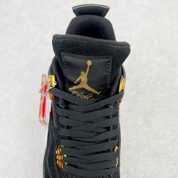 Size 11 Jordan 4 Classic black and gold sneakers main image 5